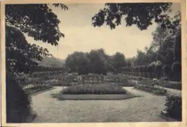 Chemnitz Rosengarten im Stadtpark gebr. 17.2.1949