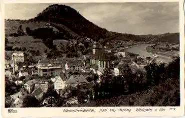 01824 Königstein Stadt und Festung o 7.6.1958 Hahn-Foto3708
