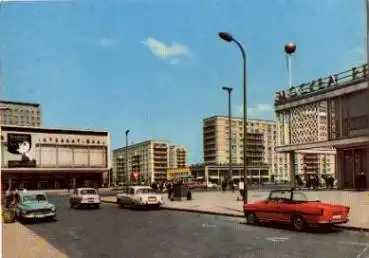 Berlin Karl-Marx-Allee Kino gebr. ca. 1960