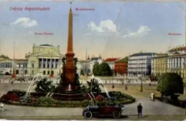 Leipzig, Augustusplatz o 8.4.1928