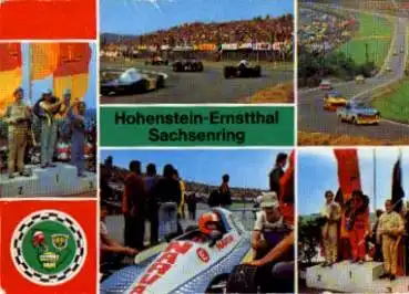 09337 Hohenstein-Ernstthal, Sachsenring Autorennstrecke *ca. 1970