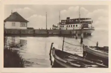 18565 Insel Hiddensee, Kloster, Anlegestelle, * ca. 1955