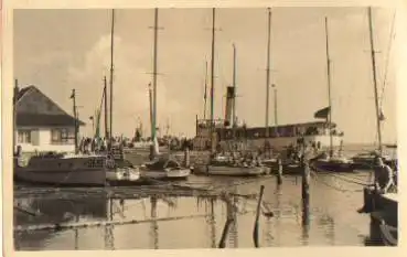 18565 Kloster Insel Hiddensee Kloster Hafen o ca. 1950