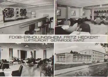 06507 Gernrode FDGB-Erholungsheim Fritz Heckert  * ca. 1970