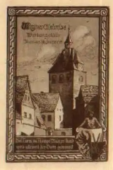06542 Allstedt Städtenotgeld 50 Pfennige Wibertikirche 1921
