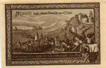 06542 Allstedt Städtenotgeld 50 Pfennige 1921