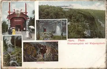 06502 Thale Hexentanzplatz mit Walpurgishalle * ca. 1900