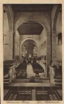 06507 Gernrode Stiftskirche Innenraum * ca. 1920
