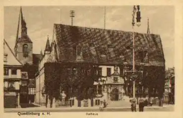 06484 Quedlinburg Rathaus * ca. 1920