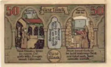 06464 Frose Städtenotgeld 50 Pfennige Mönchskloster 1921