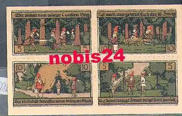 06492 Ballenstedt Städtenotgeld Zwerge 1921