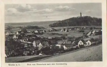 06198 Wettin vom Wasserturm nach Schweizerling o 13.8.1923