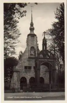 06686 Lützen Gustav-Adolf-Denkmal mit Kapelle * ca. 1955