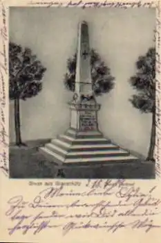 06679 Granschütz Neues Denkmal Hohenmölsen o ca. 1920