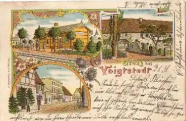 06556 Voigstedt Bahnhof Litho o 31.1.1903