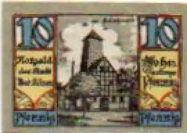 06628 Bad Kössen Städtenotgeld 10 Pfennige 1921