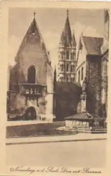 06618 Naumburg Dom mit Brunnen o 1.4.1931