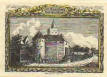 06618 Alt-Naumburg Städtenotgeld 25 Pfennige Salzthor 1921