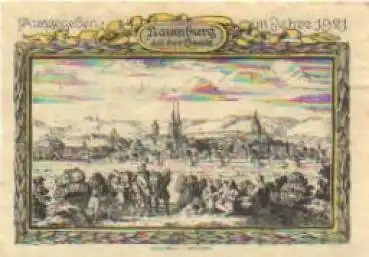 06618 Alt Naumburg Städtenotgeld 25 Pfennige Herrnthor 1921