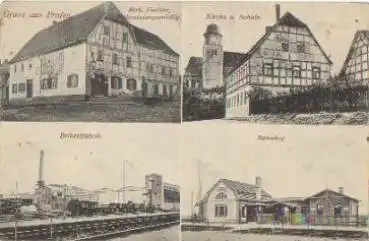 06725 Prosen Röderland Bahnhof Brikettfabrik gebr. 2.11.1921