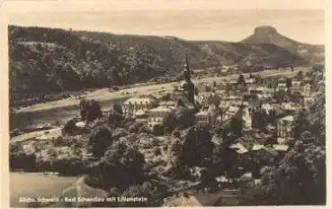 01814 Bad Schandau mit Lilienstein *ca. 1960