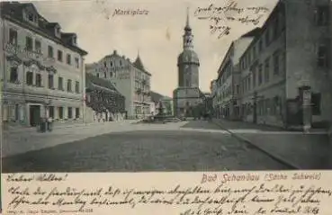 01816 Bad Schandau Marktplatz o 15.8.1903