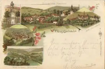 01816 Bad Gottleuba Farblitho o 29.05.1898