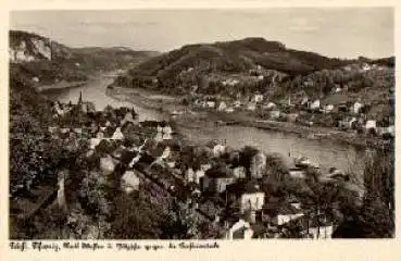 01829 Wehlen mit Pötzscha *ca. 1940