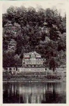 01829 Wehlen Pension "Strandblick" *ca. 1940