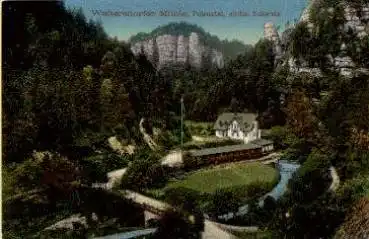 01814 Polenztal Waltersdorfer Mühle Neustadt in Sachsen * um 1920