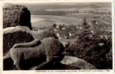 01814 Reinhardtsdorf Wolfsberg Löwenwache auf Kaiserkrone *ca. 1940