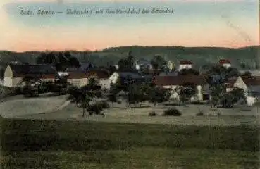 01814 Waltersdorf mit Neu-Porschdorf gebr. ca. 1910