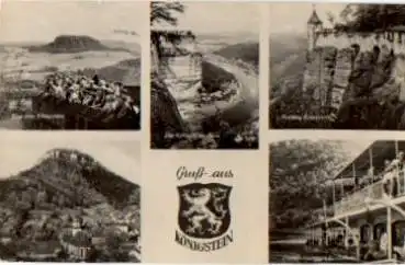 01824 Königstein Sächsische Schweiz o 22.6.1956