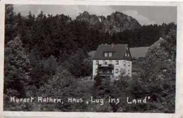 01824 Rathen Haus "Lug ins Land" *ca. 1940