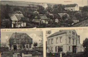 01824 Cunnersdorf Materialwarenhandlung von Willy Weber * ca. 1910