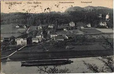 01824 Ober-Rathen mit Felsengrund, o 13.7.1923