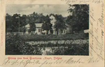 01809 Dohna Gasthaus Kux o 18.9.1903