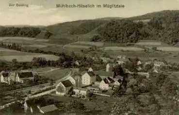 01809 Mühlbach-Häselich mit Geising o 27.7.1927