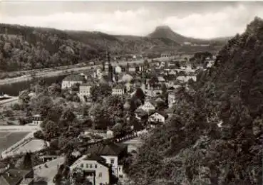 01814 Bad Schandau mit Lilienstein o 14.7.1975