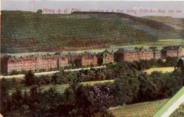 01796 Pirna Kaserne des. 5. Kgl. Sächs. Feld-Art.-Reg. Nr. 64 o 10.12.1915