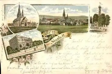 01844 Neustadt Sachsen Litho o 22.6.1896