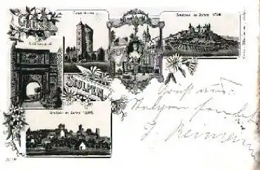 01833 Stolpen Litho, o 1.11.1900