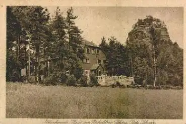 01814 Schöna Naturfreunde-Haus am Zirkelstein Nr. 10 gebr. 20.5.1929