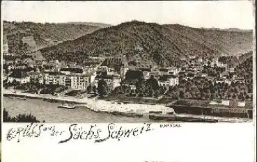 01814 Bad Schandau Litho *ca. 1910