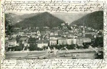 01814 Bad Schandau Litho o 7.10.1907