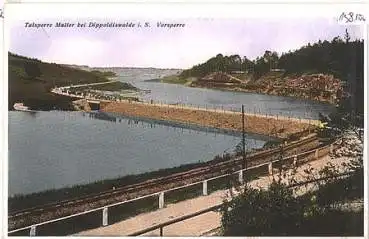 01744 Dippoldiswalde, Talsperre Malter, Vorsperre *ca. 1930