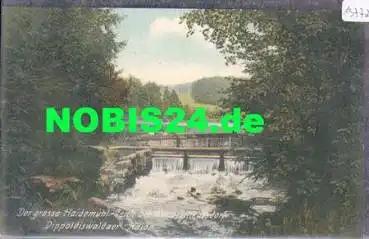 01734 Wendisch Karsdorf Rabenau Dippoldiswaldaer Heide Heidemühl-Teich o 1920