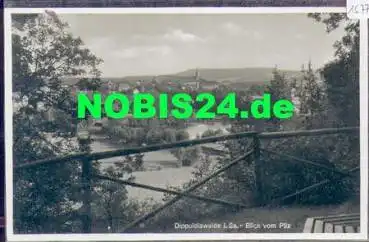 01744 Dippoldiswalde, Blick vom Pilz gebr. 12.10.1934