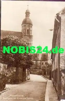 01744 Dippoldiswalde, Rosengasse Kirche Schloss * ca. 1920