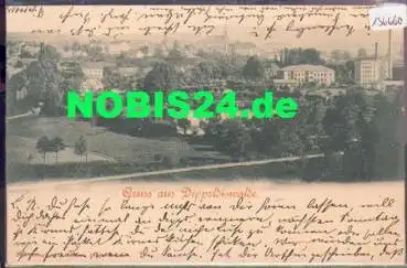 01744 Dippoldiswalde, Gruß aus ... o 7.10.1898